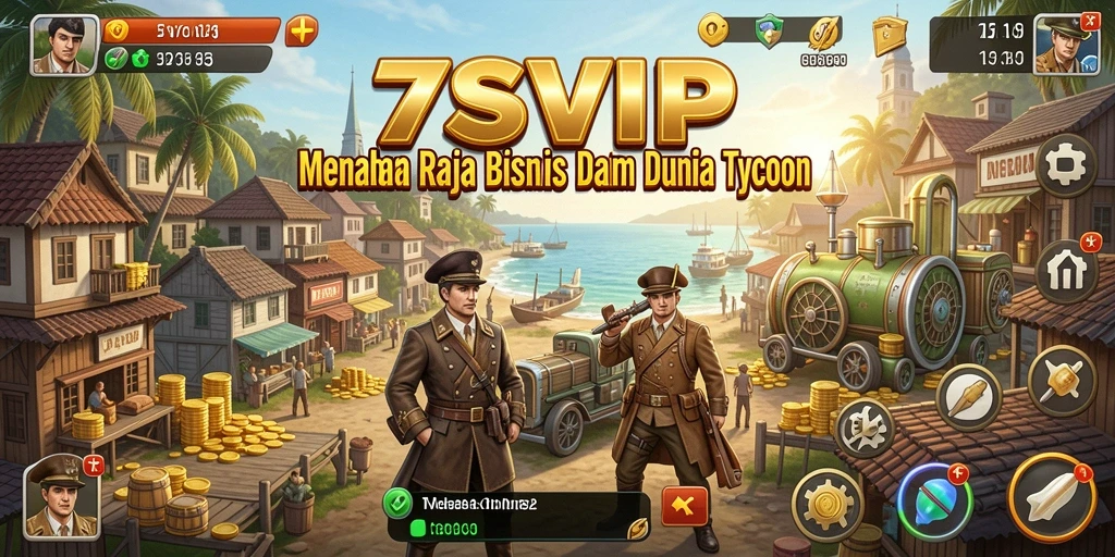 Tampilan gameplay <strong>7SVIP</strong> yang seru dan interaktif dalam mengelola bisnis.
