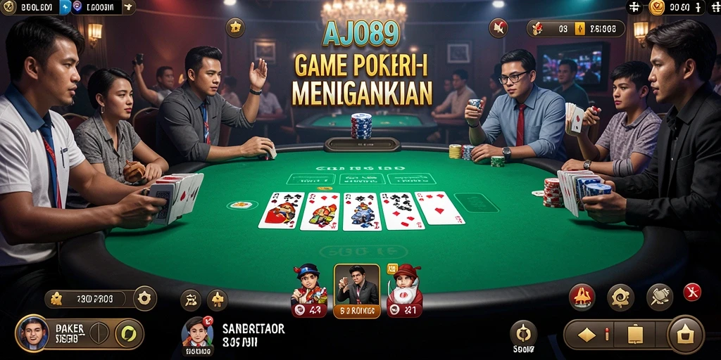 Tampilan gameplay AJO89 yang menegangkan dan menarik.