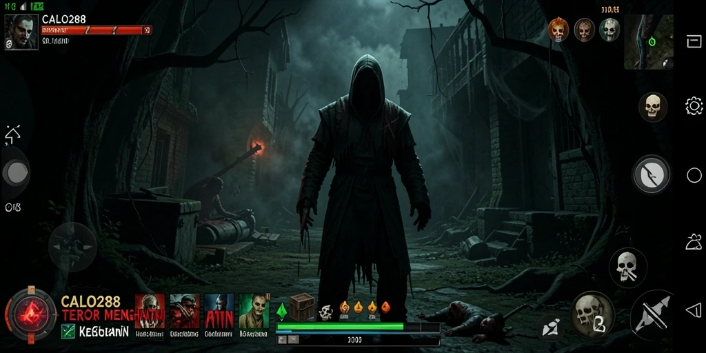 Pengalaman gameplay menegangkan di dunia kegelapan.