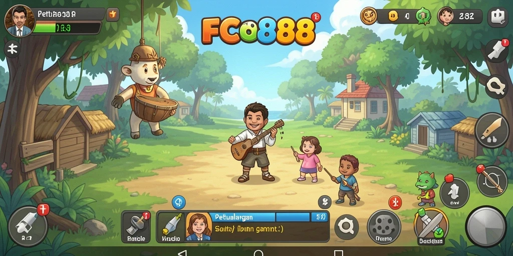 Tangkapan layar FC888 menampilkan gameplay Idle yang sederhana namun menarik.