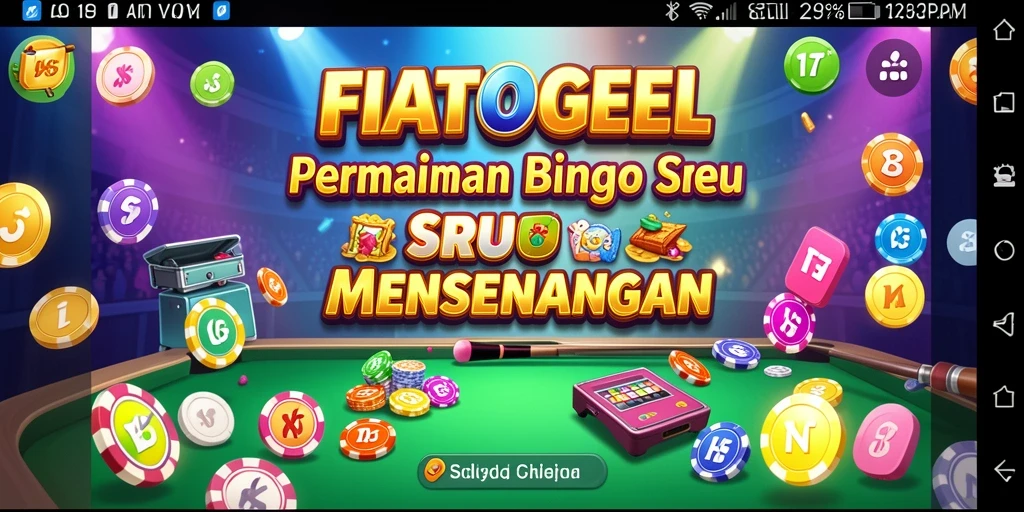 Tampilan gameplay Bingo FIATOGEL yang menarik dan seru.