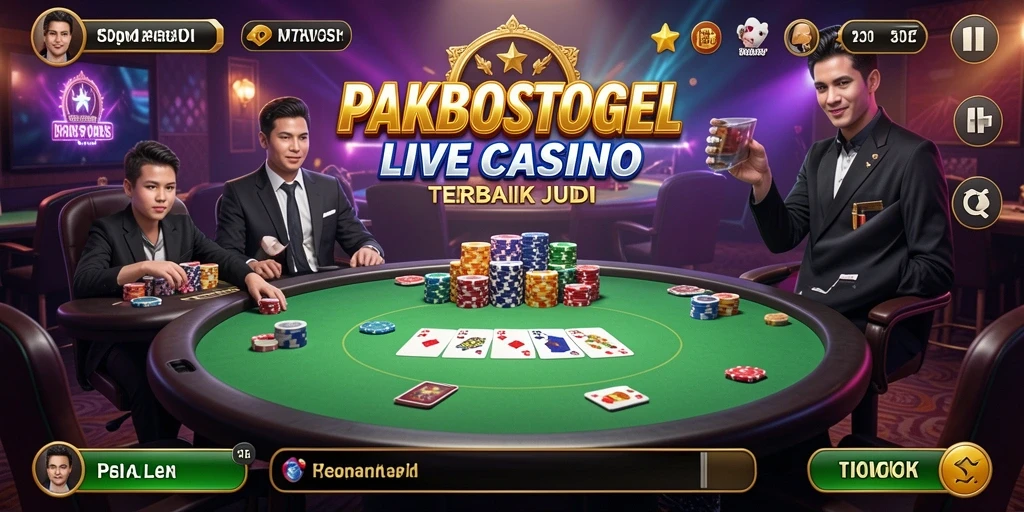 Gambaran gameplay seru di PAKBOSTOGEL Live Casino.